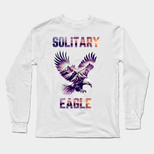 Bird Of Prey | Mountain Eagle | Solitary Eagle | American Eagle Long Sleeve T-Shirt